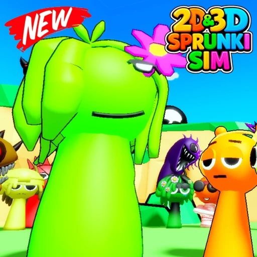 3D & 2D SPRUNKI SIM ✨ Sprunki Fans Roblox game thumbnail