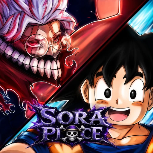 [🍀X2 Luck + Okarun + Goku ] Sora Piece Roblox game thumbnail